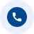 Phone icon dark blue