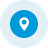 Map icon light blue